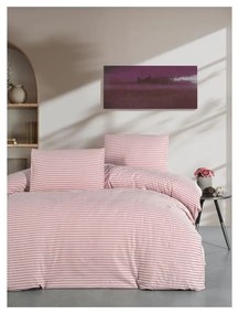 Biancheria da letto rosa per letto matrimoniale/per letto prolungato con lenzuolo incluso/4 pz 200x220 cm – Mila Home