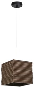 Ledvance - Lampadario a sospensione con filo DECOR CARDBOARD 1xE27/15W/230V 25x25 cm