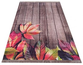 Tappeto dai colori vivaci con motivo a foglie Larghezza: 120 cm | Lunghezza: 180 cm
