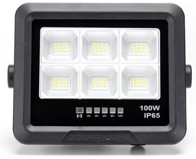 Aigostar - LED Faro solare dimmerabile LED/100W/3,4V IP65 + +TC