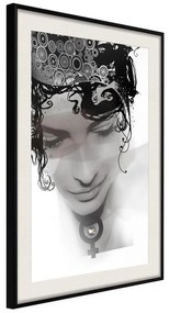 Poster  Delicate Features  Cornice Quadri Cornice nera con pass-partout, Larghezza x Altezza Home decor 20x30