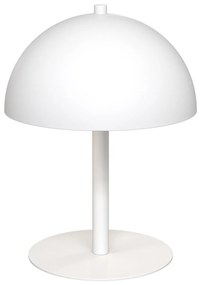 Lampada Da Tavolo Moderna Demetra Acciaio Bianco 2 Luci G9 Ip20