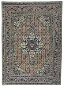 Tabriz Tappeto 190x140 Beige (Iran) Annodato A Mano