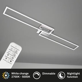 Brilo - Lampadario a plafone LED dimmerabile FRAME 2xLED/20W/230V + +TC