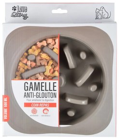 Ciotola in plastica anti-inghiottimento per cani - Love Story