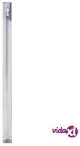 vidaXL Colonna d'Acqua da Giardino 100 cm Acciaio Inox Rotonda