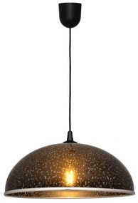 Lampadario su filo CIRCLE 1xE27/15W/230V nero