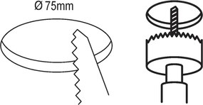 Eglo 99204 - Lampada da incasso LED per bagno FUEVA 5 LED/2,7W/230V IP44