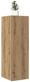 Mobile Tv Rovere Artigianale 30,5x30x90 Cm İn Legno Multistrato /