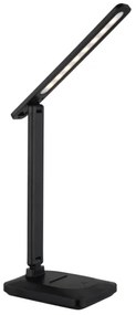Globo 58481S - Lampada da tavolo LED LORNA dimmerabile touch 3W 5V 1800mAh nera