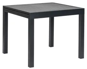 Tavolo da Pranzo Thais Grafite Alluminio 90 x 90 x 74 cm
