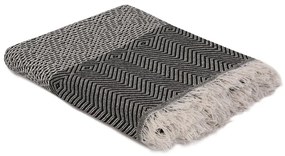 Copriletto nero/beige 170x210 cm Etnik – Mijolnir
