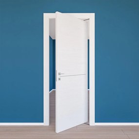 Porta rototraslante MILK INSERTO bianco L 80 x H 210 cm reversibile