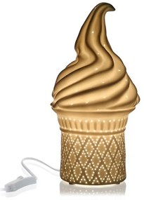 Lampada da tavolo Versa Ice Cream 25W Porcellana (13,7 x 27 x 13,7 cm)
