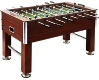 Tavolo Calcio Balilla in Acciaio 140x74,5x87,5 cm Marronecod mxl 97226