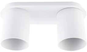 Plafoniera CREEP 2xGU10/25W/230V bianca