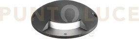Segnapassi calpestabile led ground antracite 6w 730lm cct 3000k / 4...