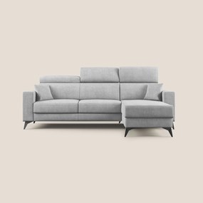 Pegaso divano letto angolare con poggiatesta reclinabili e rivestimento impermeabile T02