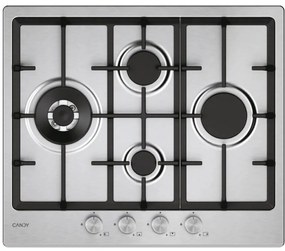 Moderna CHG6D4WTX. Colore del prodotto: Acciaio inox, Posizionamento dell'apparecchio: Da incasso, Dimensione della larghezza del piano cottura: 59.5