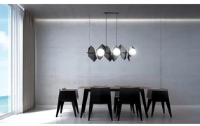 Lampadario a sospensione con filo DRIFTON 6xE14/10W/230V nero