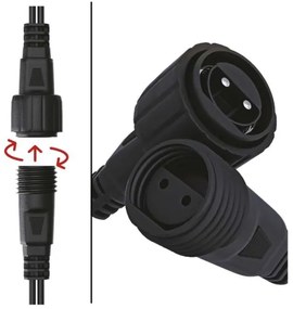 Catena LED da esterno natalizia 100xLED/15m IP44 multicolore