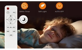 Plafoniera LED dimmerabile LED/60W/230V 3000-6500K diametro 60 cm nero + +TC