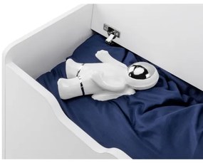 Contenitore per bambini PABIS 50x60 cm bianco/blu