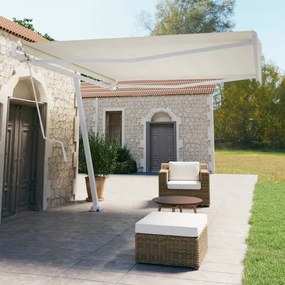 Tenda Da Sole Automatica Autoportante 400x350 Cm Crema /