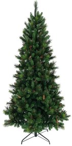Albero di Natale artificiale PVC&AGHI verde H 240 cm x Ø 112 cm