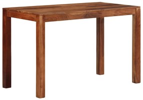 Tavolo Da Pranzo 120x60x76 Cm İn Legno Massello Di Acacia /