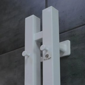 Scaldasalviette elettrico SILOUETTE 187W/230V 120,6 cm IP44 bianco dx