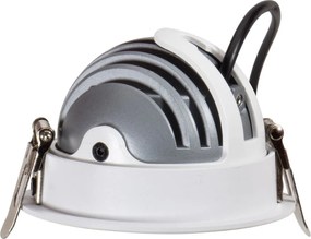 Faro LED da Incasso 12W Ø75mm IP40 Orientabile con driver Philips Colore Bianco Variabile CCT