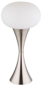 Globo 21027N - Lampada da tavolo LULA 1xE14/25W/230V cromo opaco