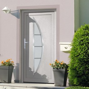 Porta Ingresso Bianca 108x200 Cm İn Pvc /
