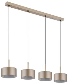 Globo 56964-4H - Lampadario sospeso su cavo RAYMOND LED/40W/230V 3000K ottone