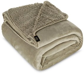 Piacevole coperta beige calda Larghezza: 200 cm | Lunghezza: 220 cm