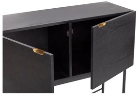 Cassettiera in frassino nero Norm - Hübsch