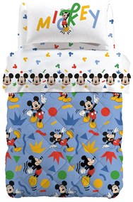Trapunta in Cotone Mickey Colors Piazza e Mezza Warner Bros