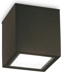 Ideal Lux - Faretto da esterno TECHO 1xGU10/20W/230V 15x15 cm IP54 nero