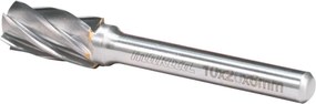 B-52738 Fresa Cilindrica 10x20 mm Ø6 mm 3/8x3/4' Ø1/2' Denti In Alluminio - Makita