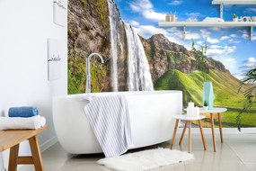 Carta da parati autoadesiva – Cascata Seljalandsfoss
