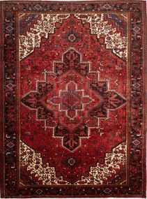 Heriz Tappeto persiano 300 x 230 Rosso (Iran) Annodato A Mano
