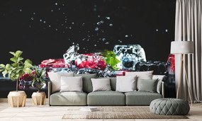 Carta da parati – Cubetti di ghiaccio alla frutta