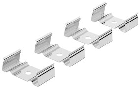 Clips di Fissaggio per Profilo SLIM per Doppia Striscia (conf. 4pz)