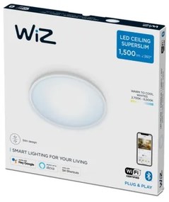 WiZ - Plafoniera LED dimmerabile SUPERSLIM LED/16W/230V 2700-6500K Wi-Fi