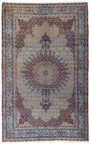 Moud Tappeto 200x320 Beige (Iran) Annodato A Mano