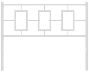 Testiera in metallo bianco 107 cm