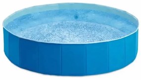 Intex - piscina fuori terra con struttura pieghevole rigida per cani azzurra 152x152x30 cm - cod. 48400np