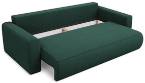 Divano verde allungabile/con contenitore 238 cm Kapua – Makamii