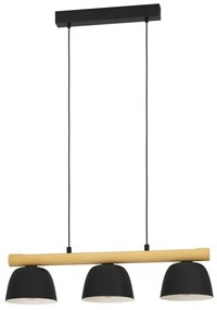 Eglo 43739 - Lampadario a sospensione con filo SHERBURN 3xE27/40W/230V